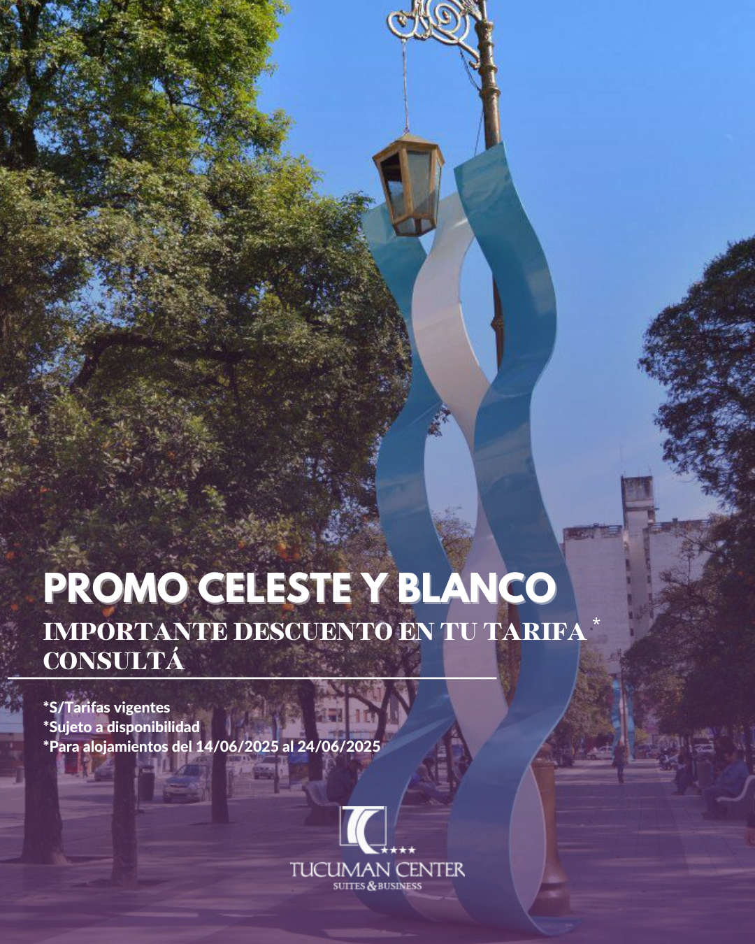 PROMO CELESTE Y BLANCA